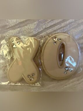 NWT Stoney Clover Lane Winter White Cozy Letter XO